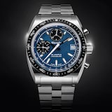 Nivada Grenchen Autochron Blue 38mm Watch