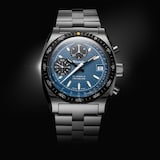Nivada Grenchen Autochron Blue 38mm Watch