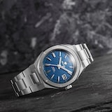 Nivada Grenchen F77 MK2 38mm Mens Watch Blue