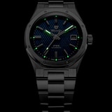 Nivada Grenchen F77 MK2 38mm Mens Watch Blue