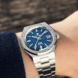 Nivada Grenchen F77 MK2 38mm Mens Watch Blue