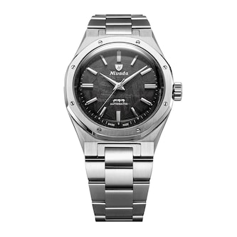 Nivada Grenchen F77 MK2 38mm Mens Watch Grey Nivada Grenchen F77 MK2 38mm Mens Watch Grey