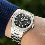 Nivada Grenchen F77 MK2 38mm Mens Watch Grey