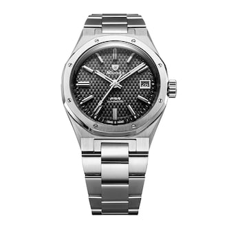 Nivada Grenchen F77 MK2 38mm Mens Watch Black Nivada Grenchen F77 MK2 38mm Mens Watch Black