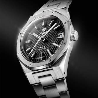 Nivada Grenchen F77 MK2 38mm Mens Watch Black Nivada Grenchen F77 MK2 38mm Mens Watch Black