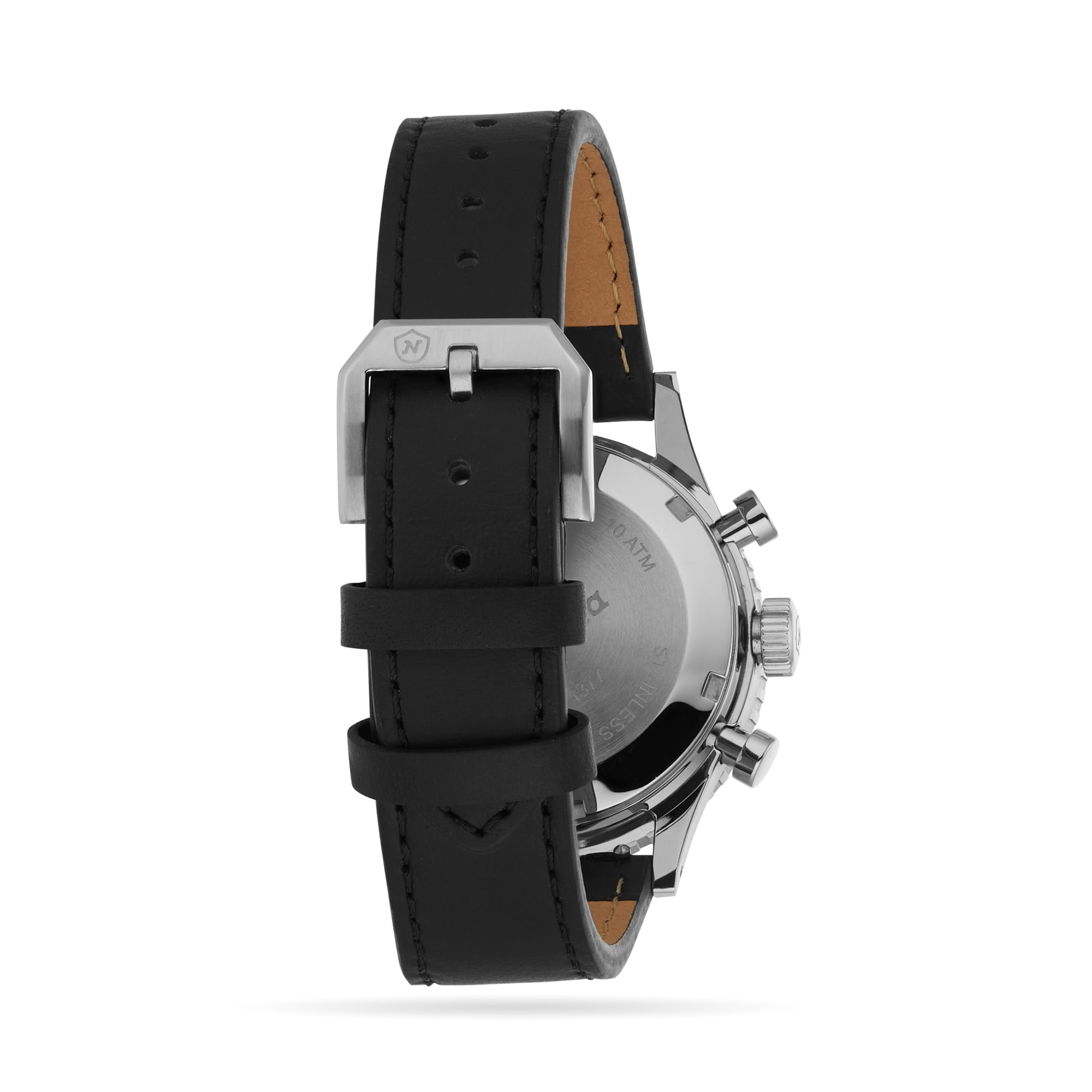 Nivada Grenchen Chronomaster Broad Arrow 38mm Mens Watch Black Nivada Grenchen Chronomaster Broad Arrow 38mm Mens Watch Black