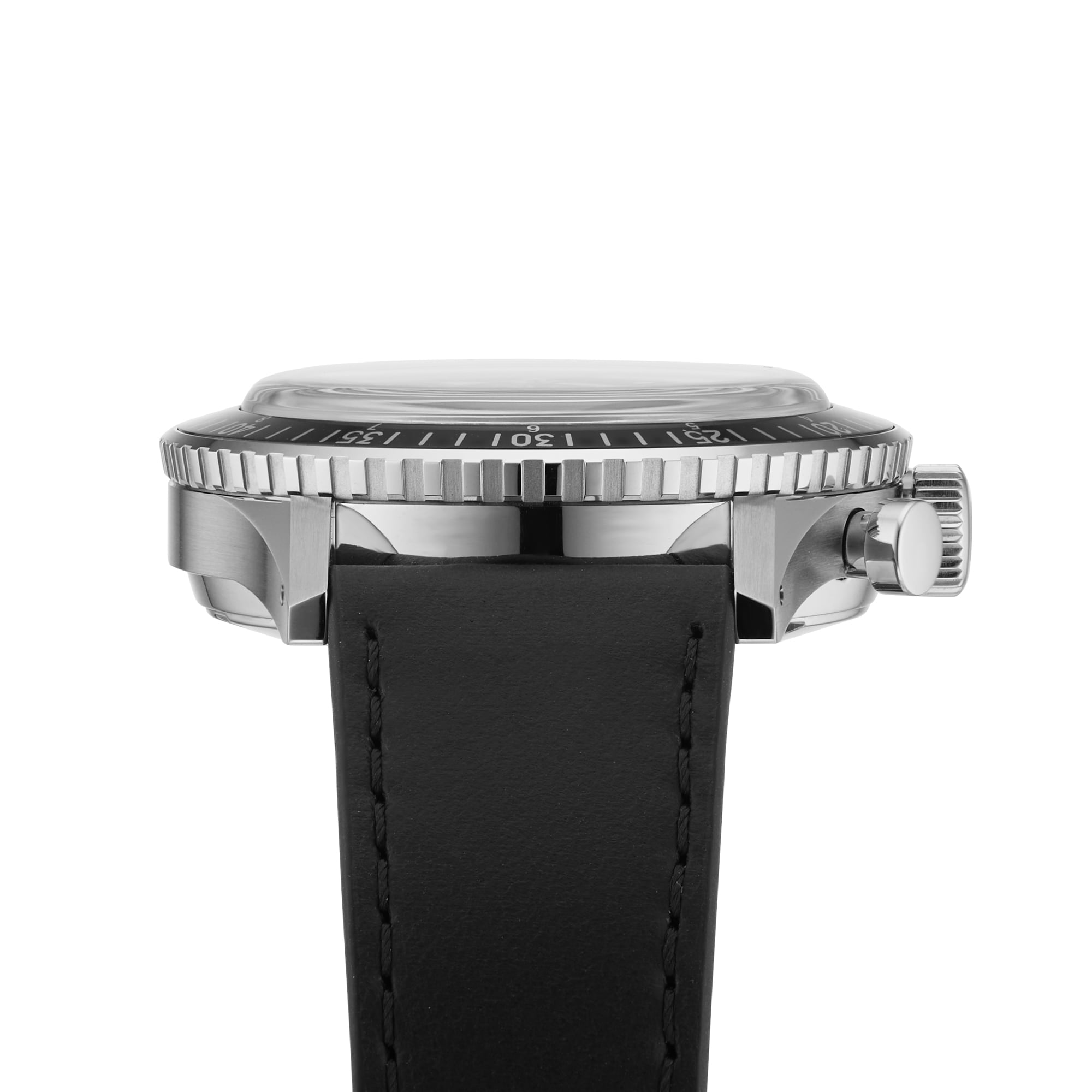 Nivada Grenchen Chronomaster Broad Arrow 38mm Mens Watch Black Nivada Grenchen Chronomaster Broad Arrow 38mm Mens Watch Black