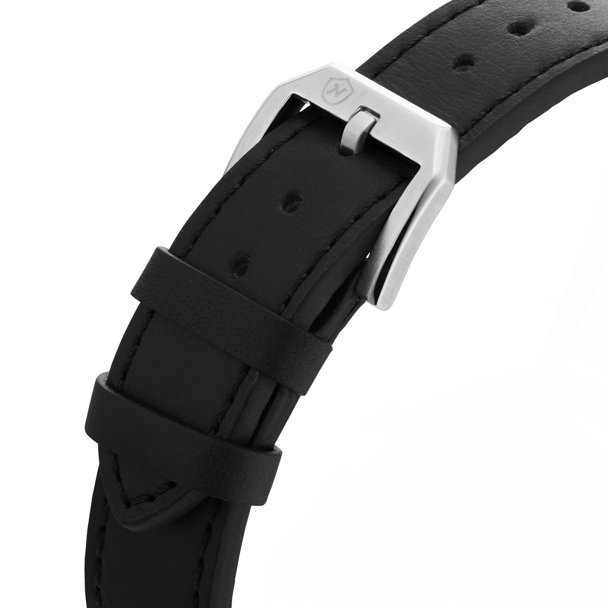 Nivada Grenchen Chronomaster Broad Arrow 38mm Mens Watch Black Nivada Grenchen Chronomaster Broad Arrow 38mm Mens Watch Black