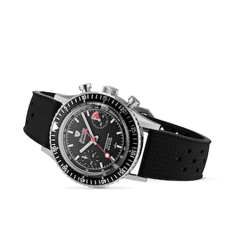 Nivada Grenchen Chronomaster White Lollipop 38mm Mens Watch Black Nivada Grenchen Chronomaster White Lollipop 38mm Mens Watch Black