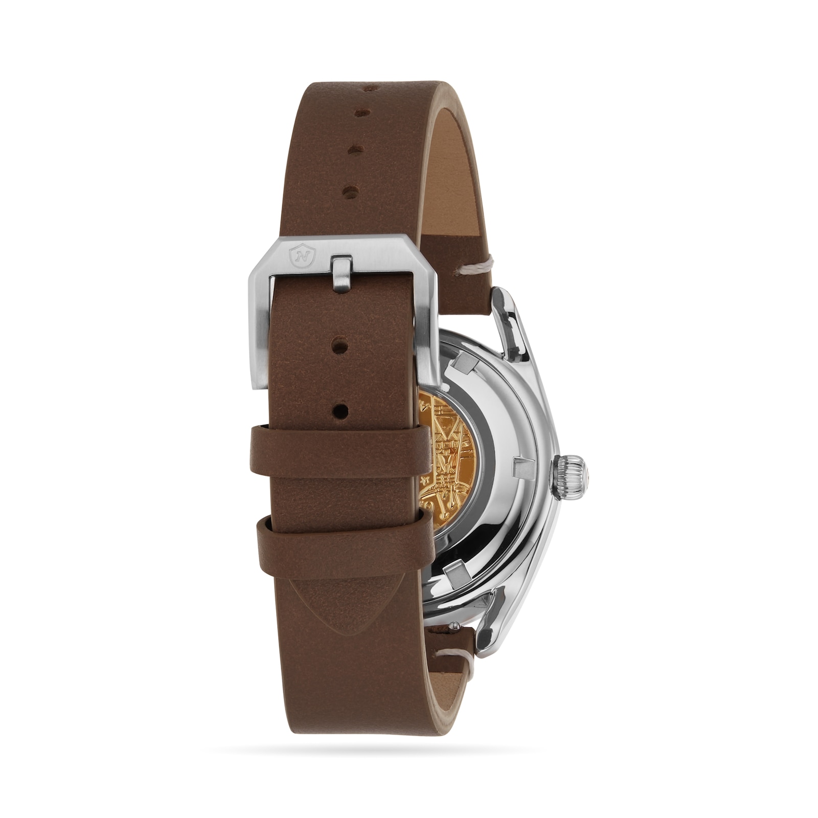 Nivada Grenchen Super Antarctic 38mm Mens Watch Black