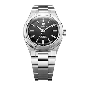 Nivada Grenchen F77 MK2 38mm Mens Watch Black Nivada Grenchen F77 MK2 38mm Mens Watch Black