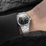 Nivada Grenchen F77 MK2 38mm Mens Watch Black