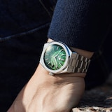 Nivada Grenchen F77 MK2 38mm Mens Watch Green