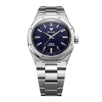 Nivada Grenchen F77 MK2 38mm Mens Watch Blue Nivada Grenchen F77 MK2 38mm Mens Watch Blue