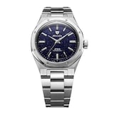 Nivada Grenchen F77 MK2 38mm Mens Watch Blue