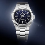 Nivada Grenchen F77 MK2 38mm Mens Watch Blue