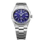 Nivada Grenchen F77 MK2 38mm Mens Watch Blue
