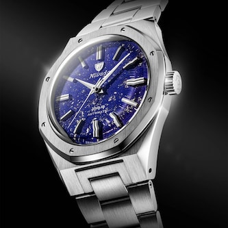 Nivada Grenchen F77 MK2 38mm Mens Watch Blue Nivada Grenchen F77 MK2 38mm Mens Watch Blue