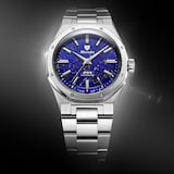 Nivada Grenchen F77 MK2 38mm Mens Watch Blue