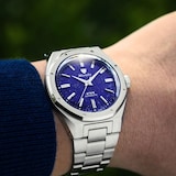 Nivada Grenchen F77 MK2 38mm Mens Watch Blue
