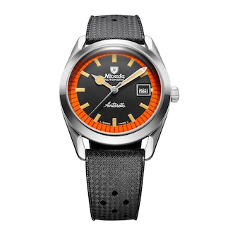 Nivada Grenchen Antarctic 38mm Mens Watch Black Nivada Grenchen Antarctic 38mm Mens Watch Black