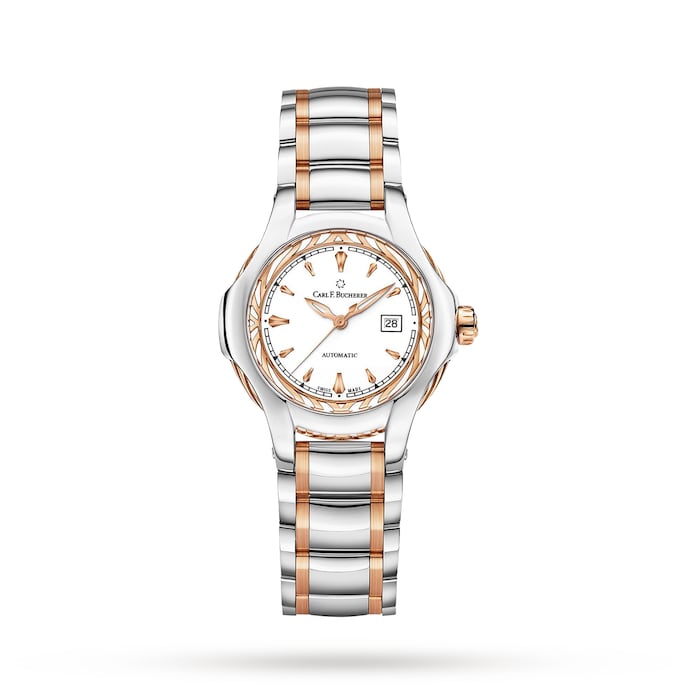 Carl F Bucherer Pathos 34mm Ladies Watch White