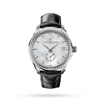 Carl F Bucherer Manero Peripheral 43mm Mens Watch Mother Of Pearl