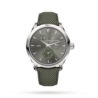 Carl F Bucherer Manero Peripheral BigDate 42mm Mens Watch Grey