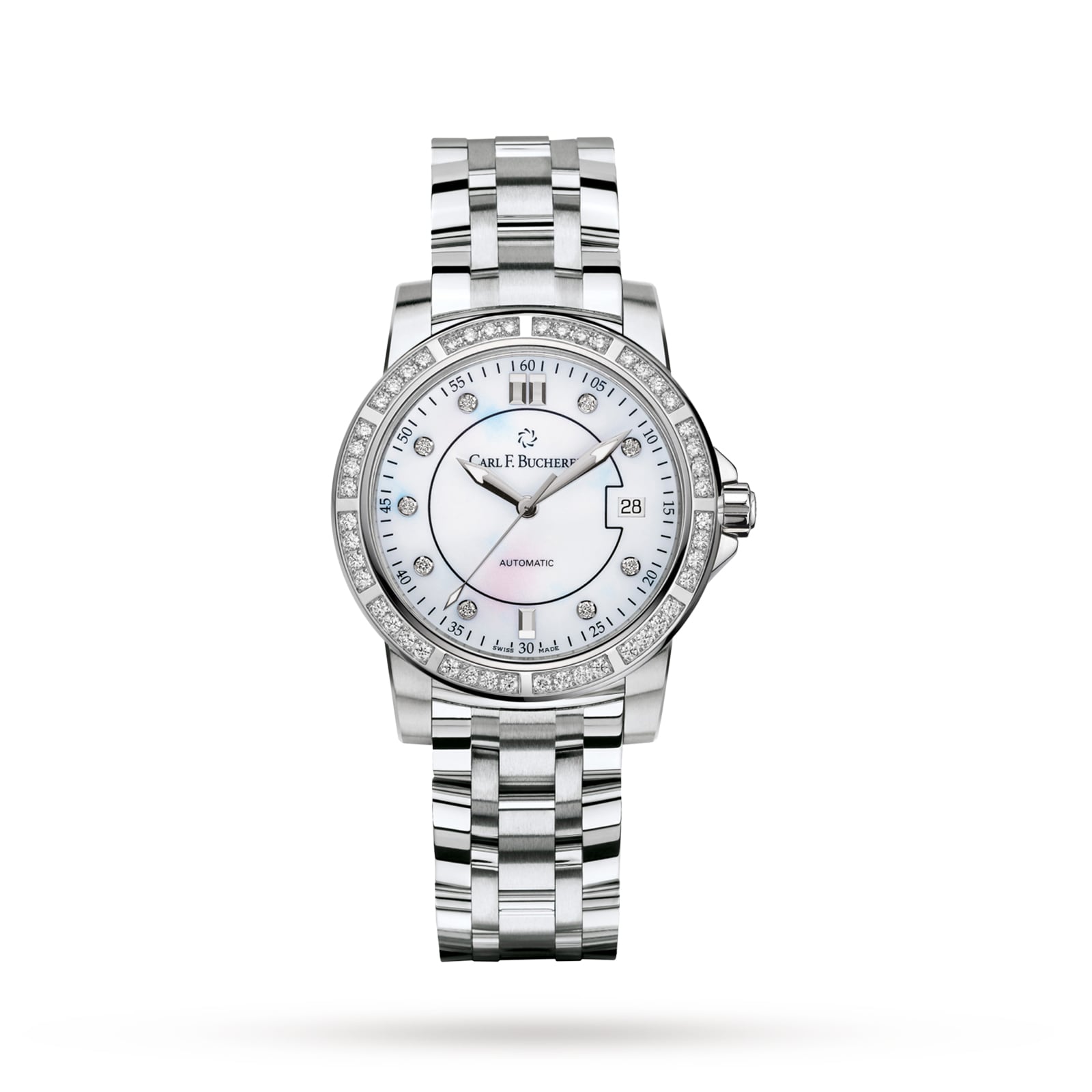 Carl F Bucherer Patravi AutoDate 30mm Ladies Watch 00.10622.08.77