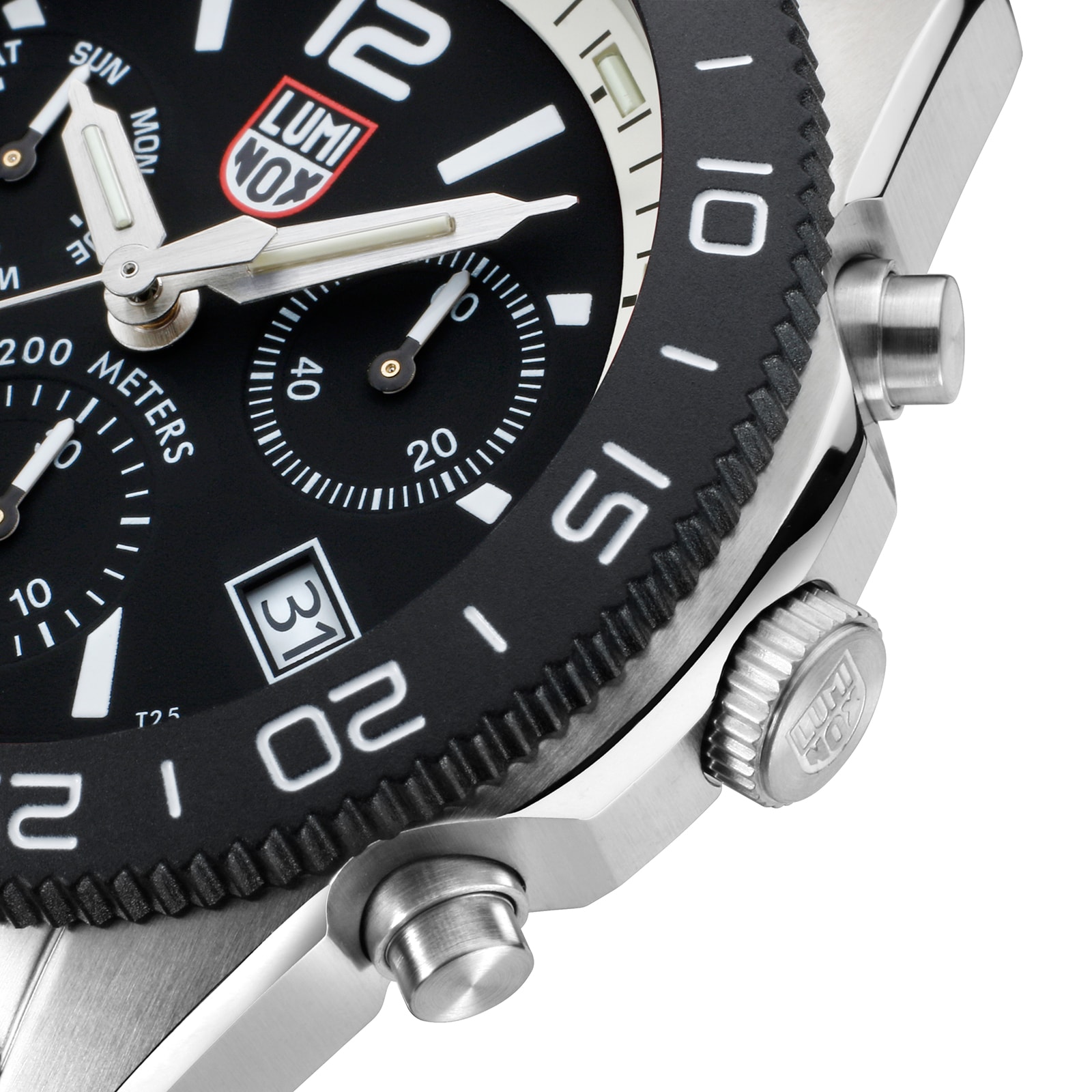 Luminox Pacific Diver Chronograph 44mm, White Rubber Strap Diver Watch