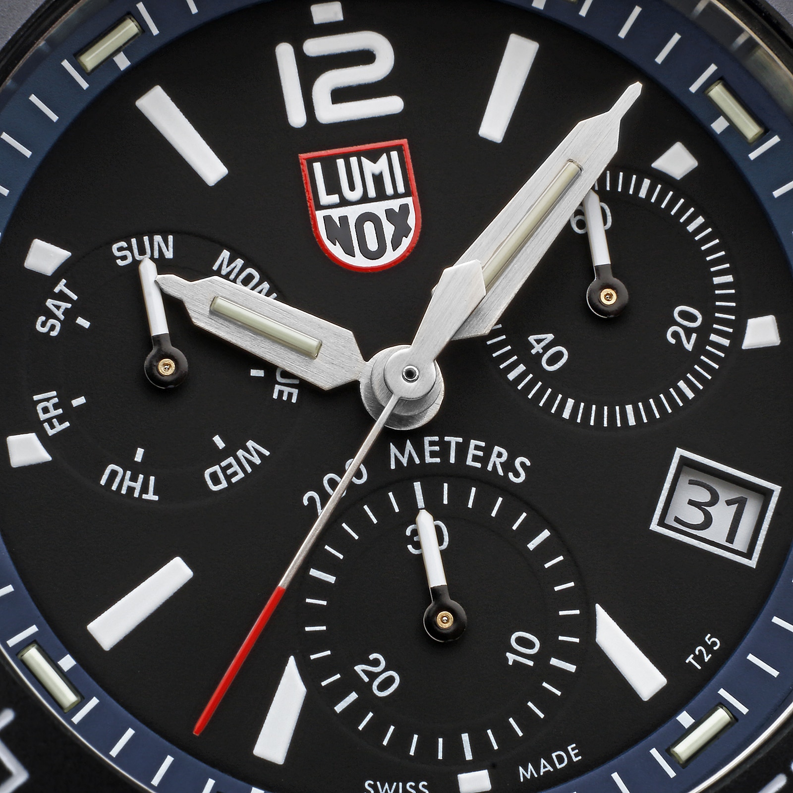 Luminox Pacific Diver Chronograph 44mm, Blue Rubber Strap Diver Watch