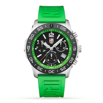 Luminox Pacific Diver Chronograph 44mm, Green Rubber Strap Diver Watch