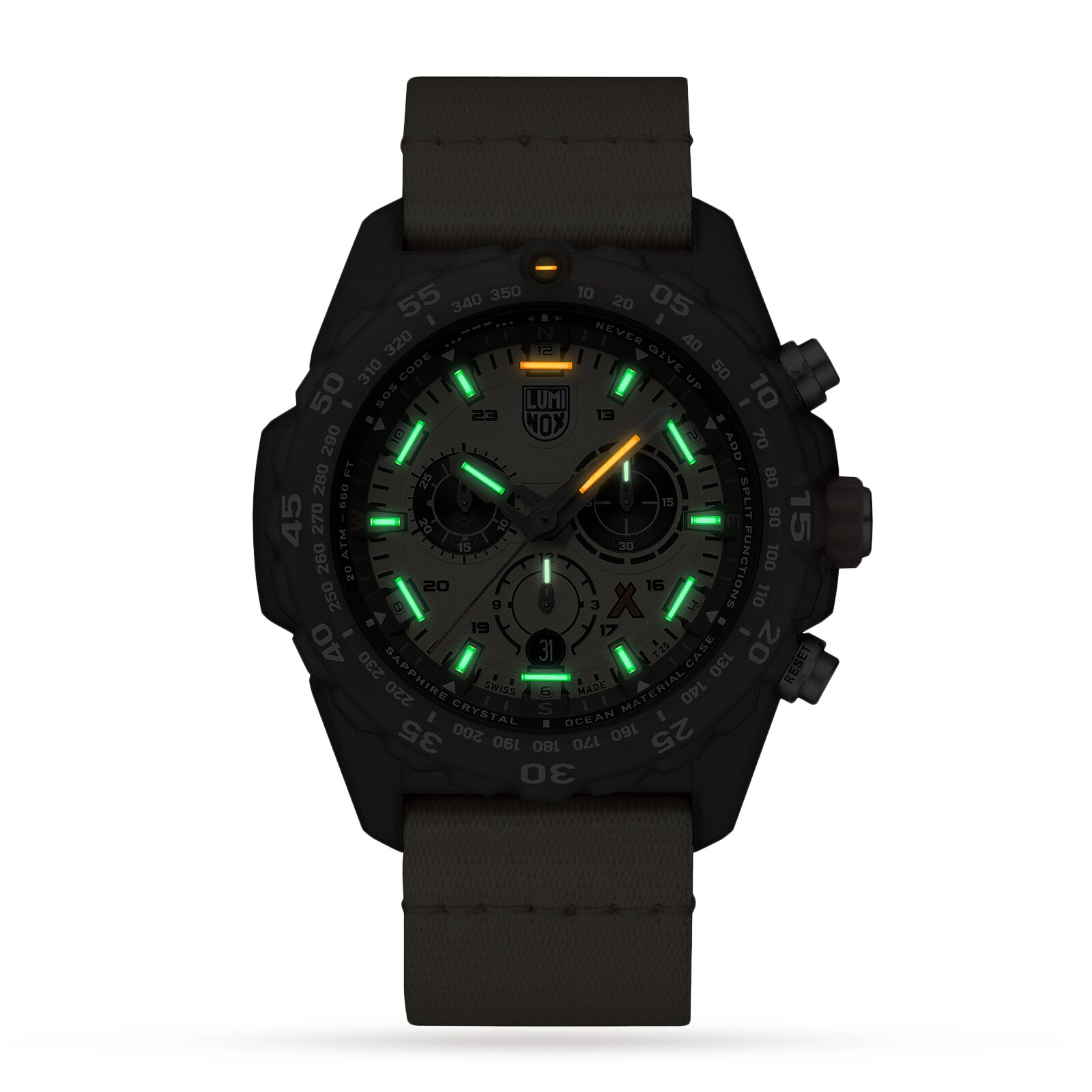 Luminox Bear Grylls Survival Eco Master 45mm, Yellow Dial