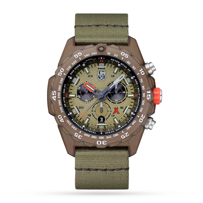 Luminox Bear Grylls Survival Eco Master 45mm, Green Dial, Sustainable Outdoor Watch