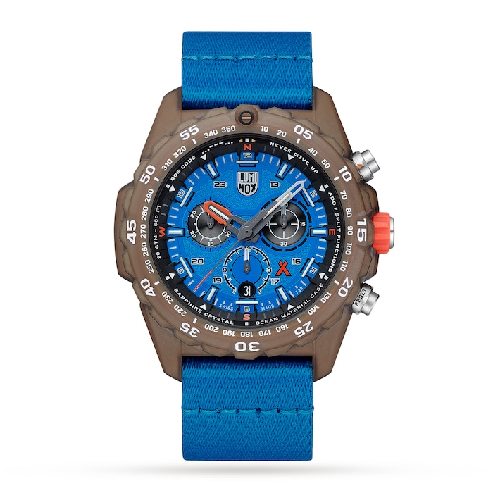 Luminox Bear Grylls Survival Eco Master 45mm, Blue Dial, Sustainable Outdoor Watch