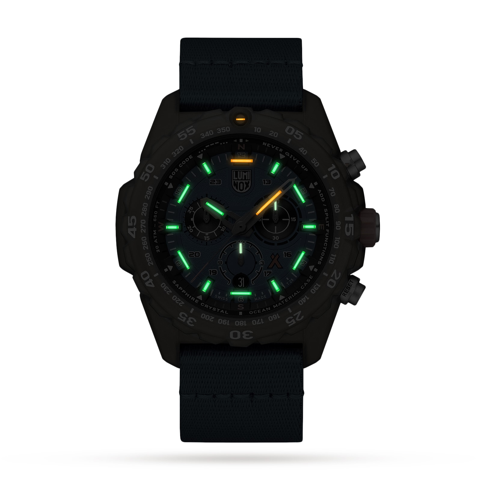 Luminox Bear Grylls Survival Eco Master 45mm, Blue Dial, Sustainable Outdoor Watch