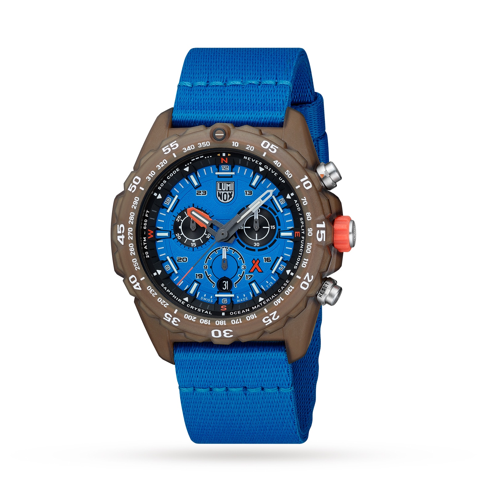 Luminox Bear Grylls Survival Eco Master 45mm, Blue Dial