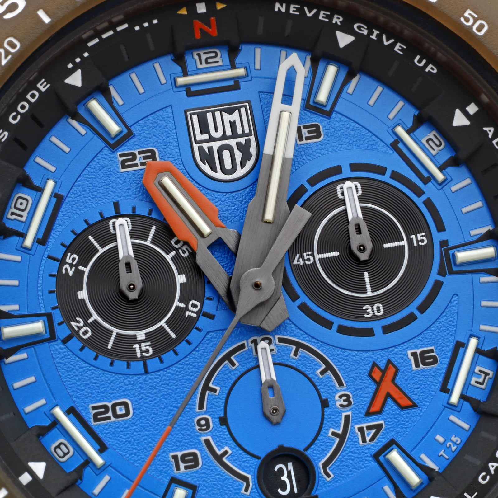 Luminox Bear Grylls Survival Eco Master 45mm, Blue Dial, Sustainable Outdoor Watch
