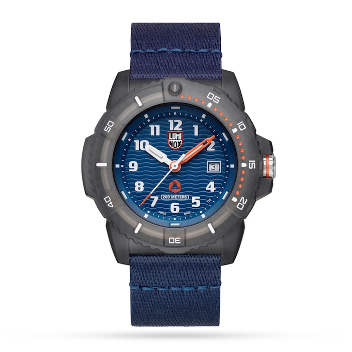 Luminox Tide Eco 44mm, Blue Dial, Sustainable Outdoor Watch