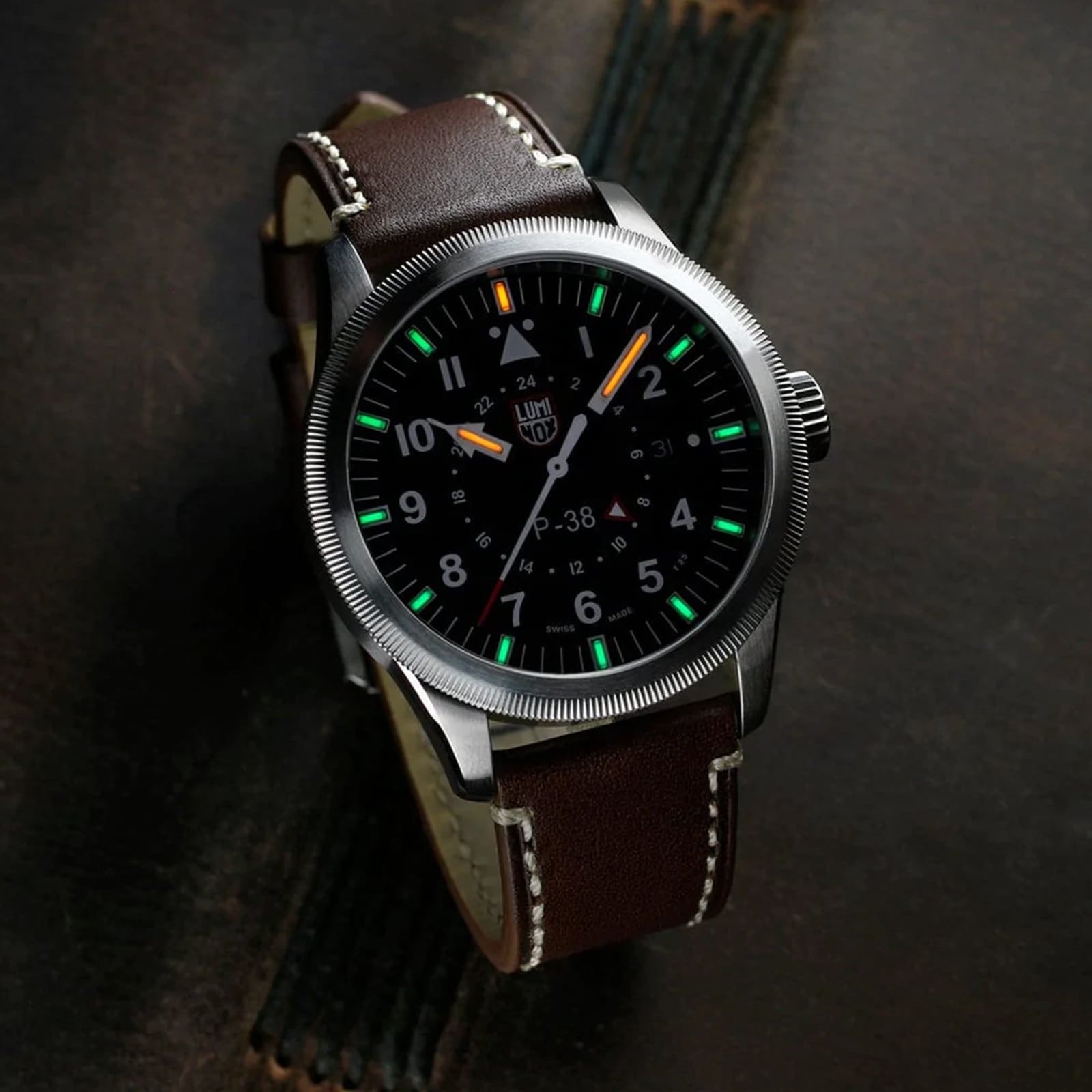 Luminox Air Pilot P-38 Lightning 42mm, Pilot Watch