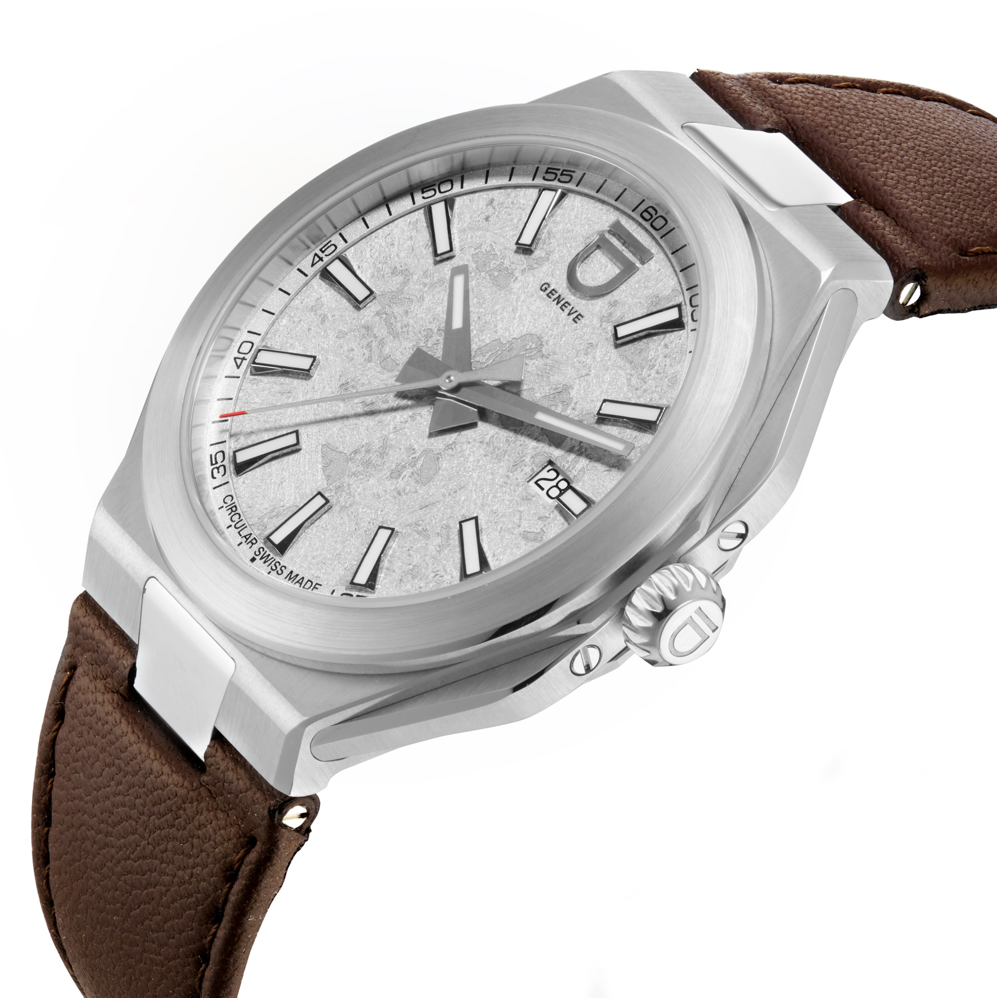ID Genève Circular 1 Minerals Light Textured Dial 41mm ID Genève Circular 1 Minerals Light Textured Dial 41mm