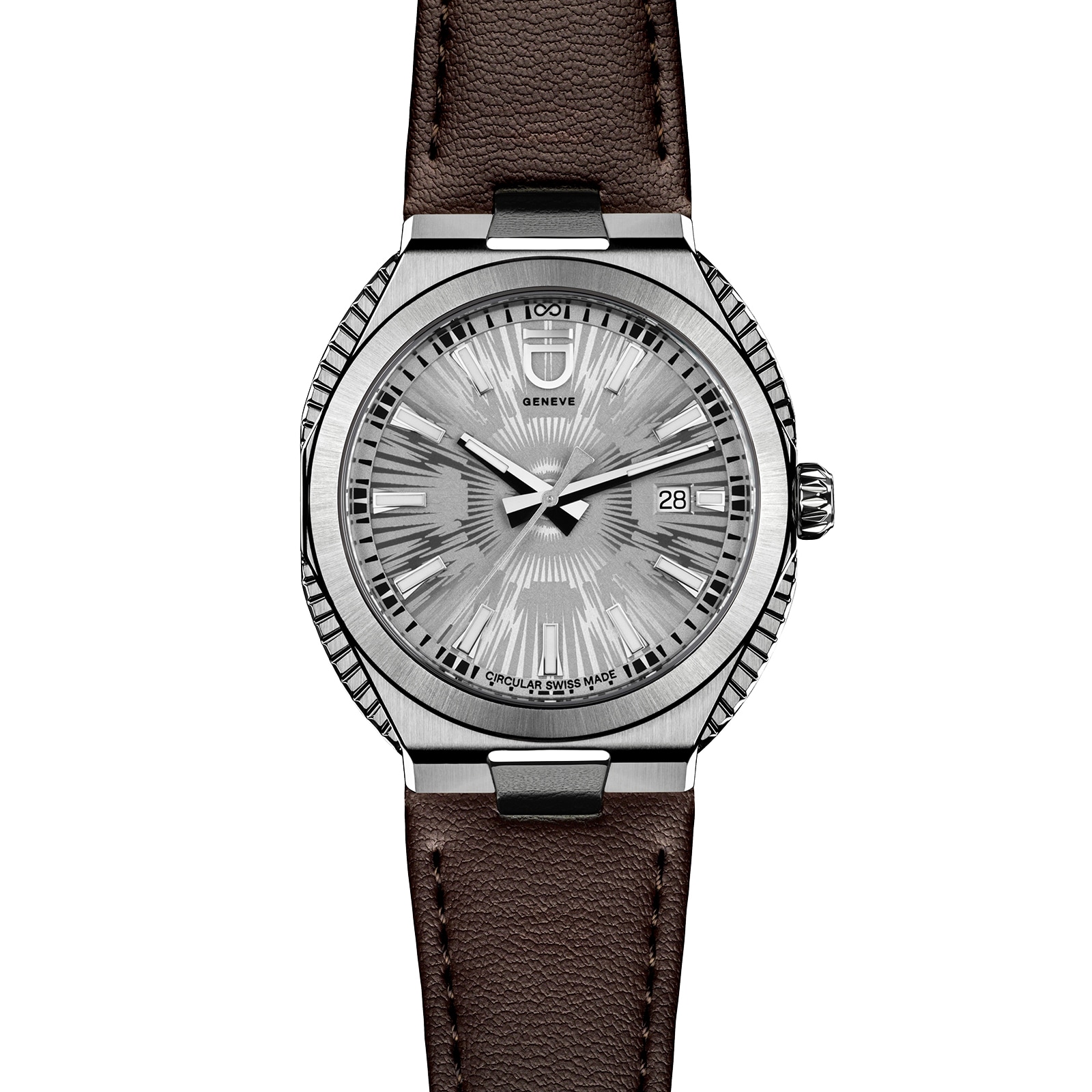 ID Genève Circular S Silver Dial Fluted Sides 41mm ID Genève Circular S Silver Dial Fluted Sides 41mm