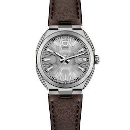 18760007 - Circular S Silver Dial Fluted Sides 41mm