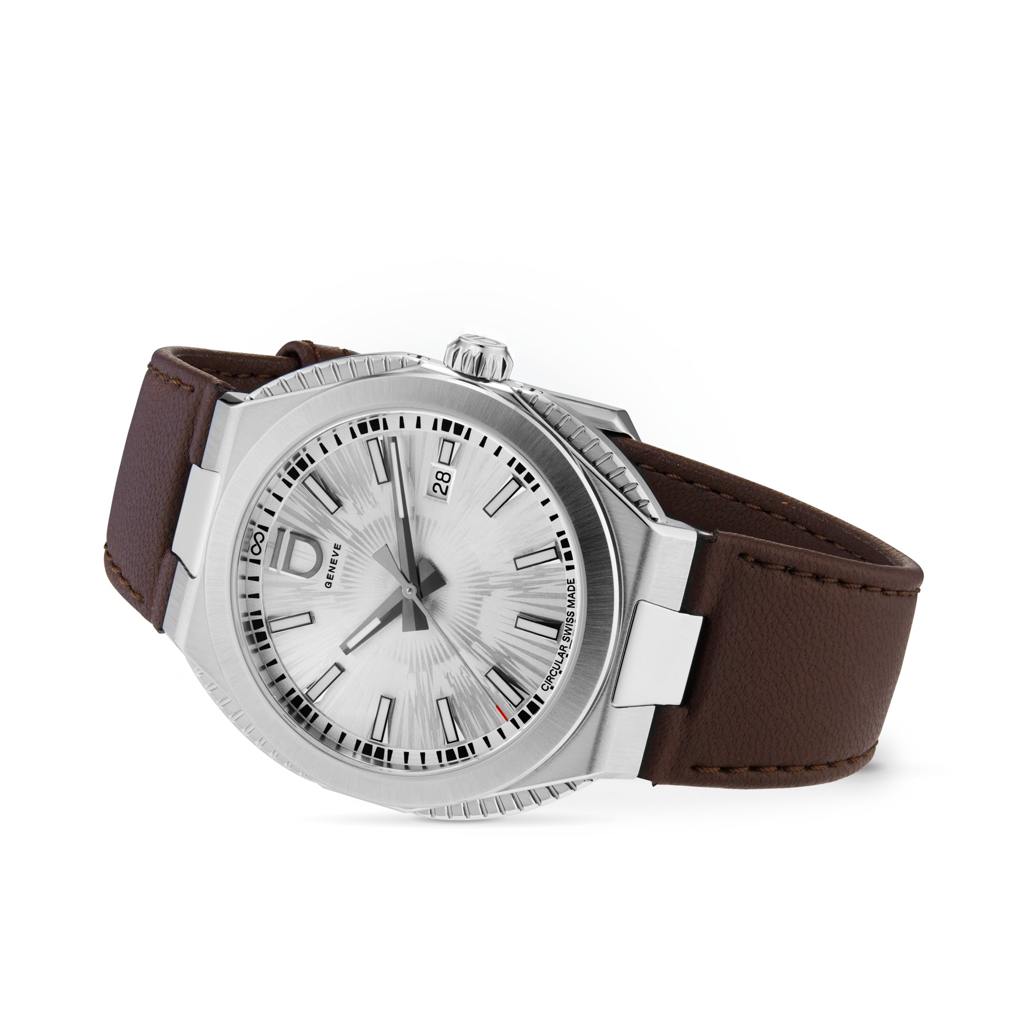 ID Genève Circular S Silver Dial Fluted Sides 41mm ID Genève Circular S Silver Dial Fluted Sides 41mm