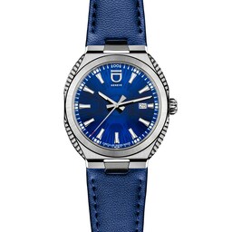 18760008 - Circular S Blue Dial Fluted Sides 41mm