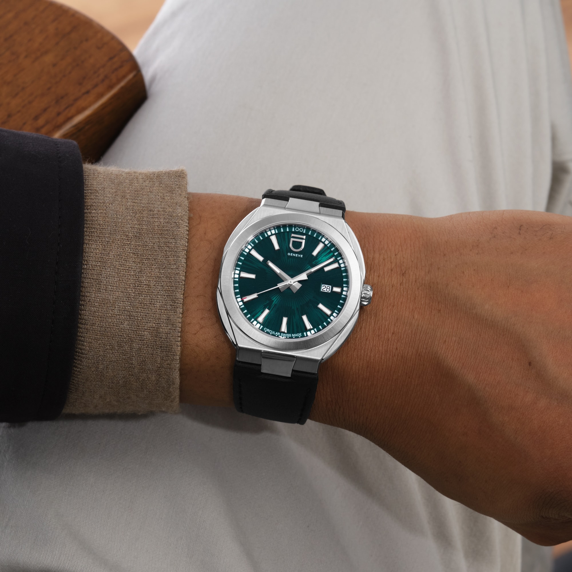 ID Genève Circular S Green Dial 41mm ID Genève Circular S Green Dial 41mm