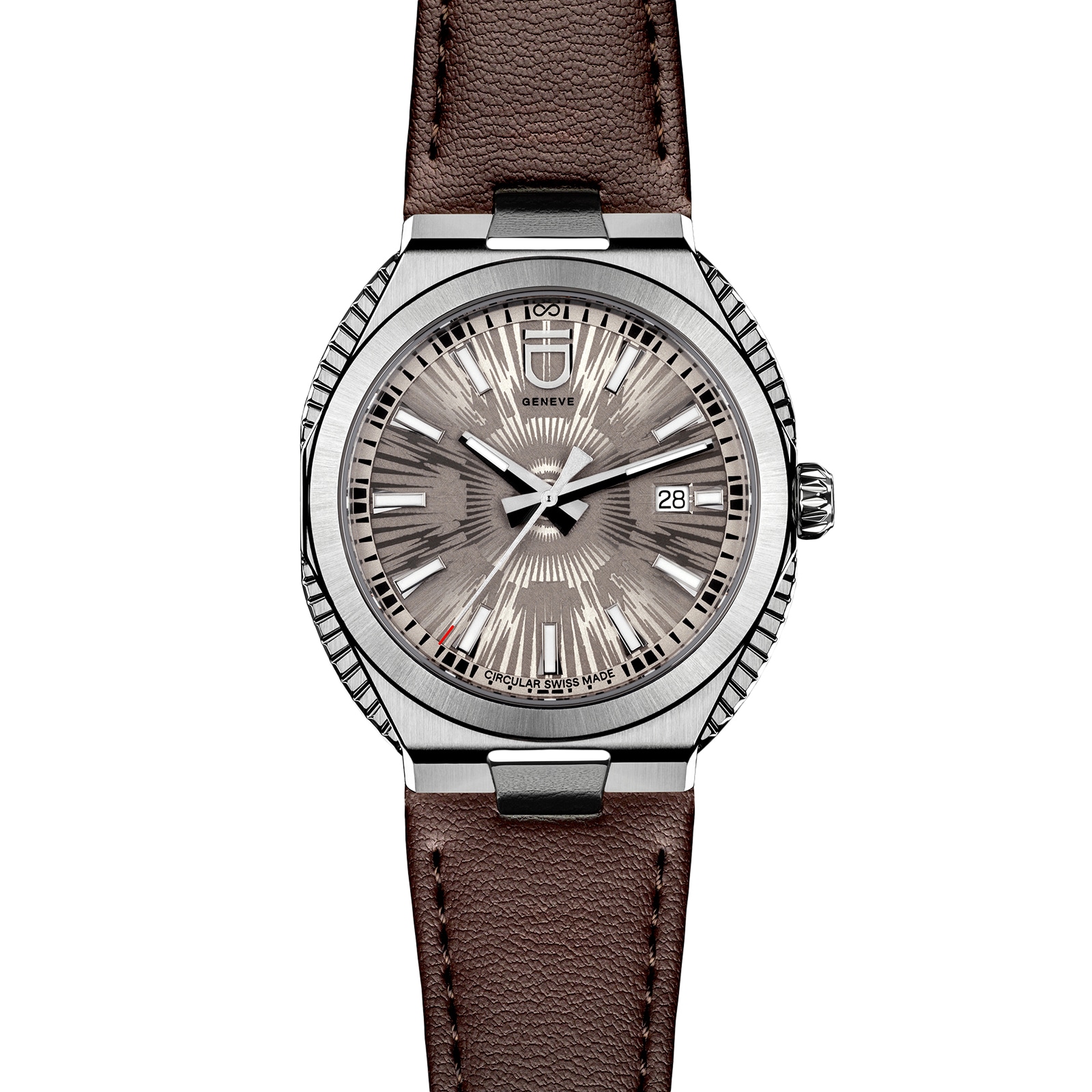 ID Genève Circular S Gray Dial Fluted Sides 41mm ID Genève Circular S Gray Dial Fluted Sides 41mm