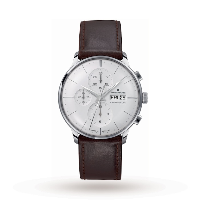 Junghans Meister Chronoscope 38mm Automatic Chronograph Mens Watch