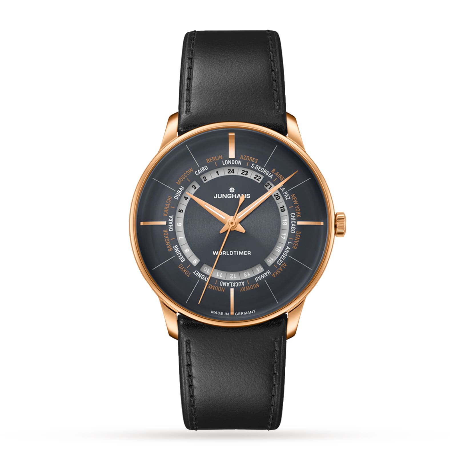 Junghans Meister Worldtimer 40.4mm Junghans Meister Worldtimer 40.4mm