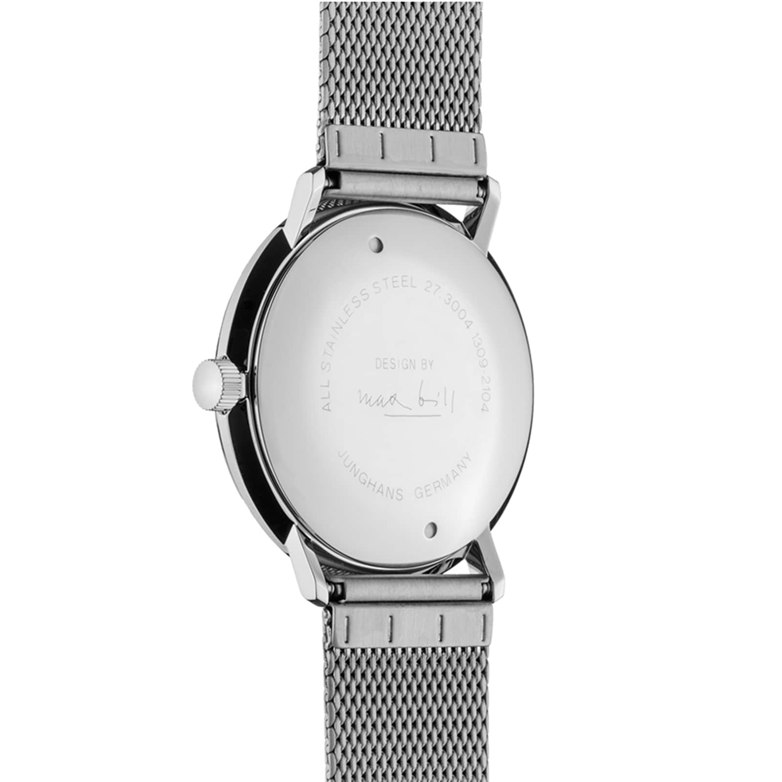 Junghans Max Bill Handaufzug 34mm 27 3004.46 Mappin and Webb